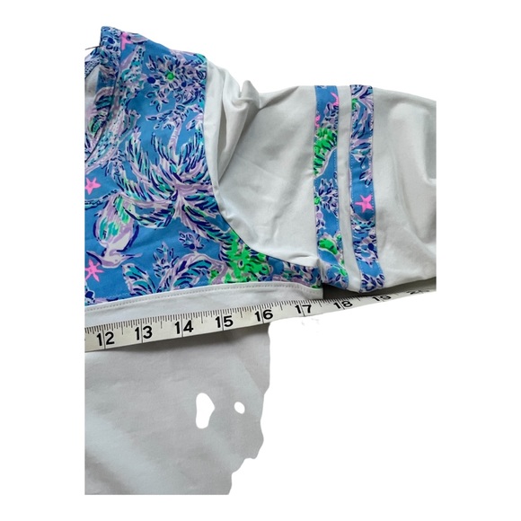 Top - Lilly Pulitzer - Amara Top - Medium Blue Peri The Turtle Package LPBOX2-14 - Picture 8 of 8